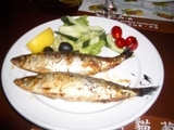 Charcoal Grilled Sardines