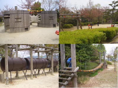 桃花台中央公園の遊具