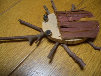 手作りカブトムシ