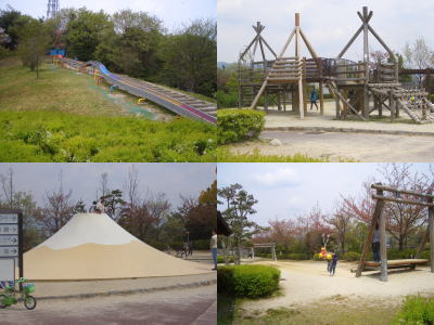 桃花台中央公園の遊具