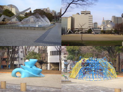 都市型公園の白川公園