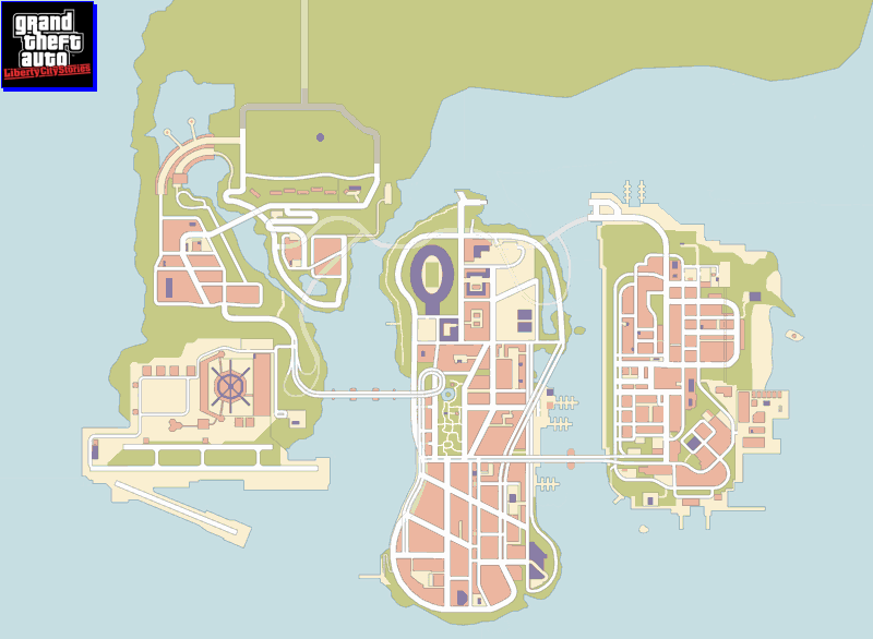 gta 3 map. 【GTA 3 MAP】