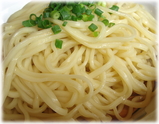 らーめん 本竈 梅しおつけ麺の麺