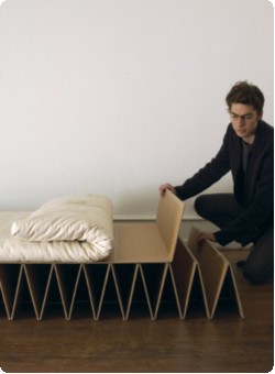 bedmontage アコーディオンのような構造で誰でも簡単に組み立てる事ができるベッド bedmontage アコーディオンのような構造で誰でも簡単に組み立てる事ができるベッド