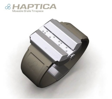 haptica-1指でなぞって 時間を読む腕時計 haptica-1指でなぞって 時間を読む腕時計
