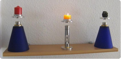 Waldemar Pfeffer German Designer Candlesticks��UFO