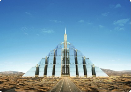 Ziggurat 100万人が住める ピラミッド型プレアルコロジー Ziggurat 100万人が住める ピラミッド型プレアルコロジー