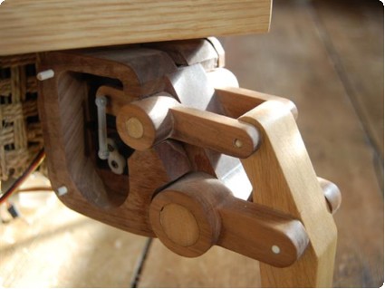 leg-custom 脚の可動部分 手作り感あふれる木製 leg-custom 脚の可動部分 手作り感あふれる木製