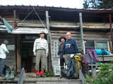 高天原山荘前