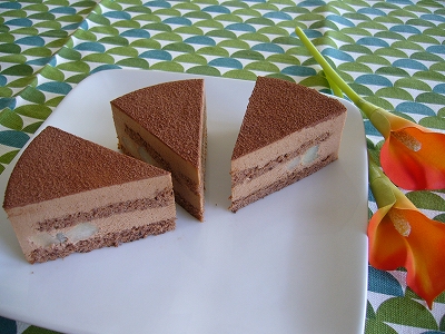 ミルクティーチョコケーキ