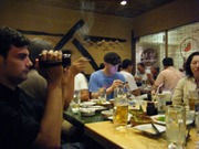 La cena en Warawara