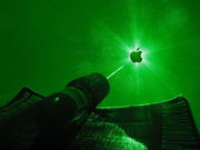 The second 'Brick' clue - Laser Green