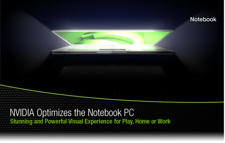 NVIDIA GeForce GPUs for Notebook PCs
