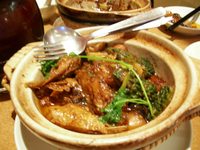 鯛の頭とゴーヤ