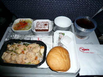 ノースウェスト 機内食