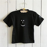 スマイリーベビーTシャツ黒