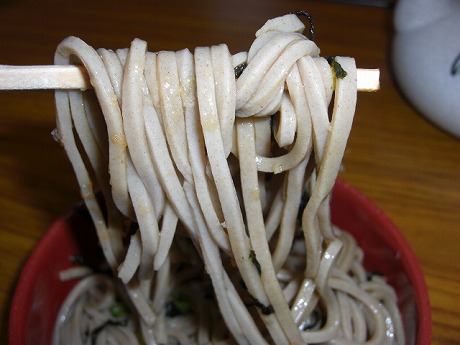 新そばをいただく