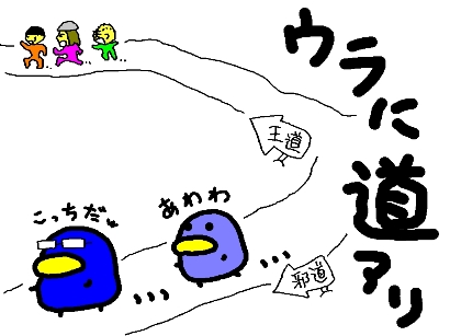 裏に道あり