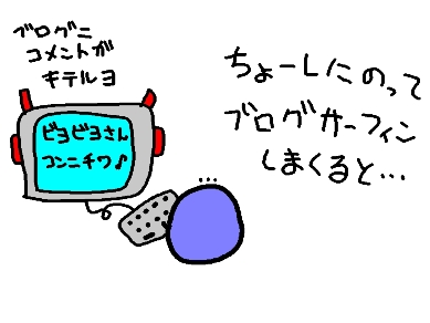 調子に乗って