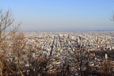 三角山から札幌市街地