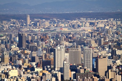 三角山から中島公園・新札幌方面