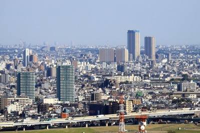 ロイヤルパークスタワー南千住からの眺め