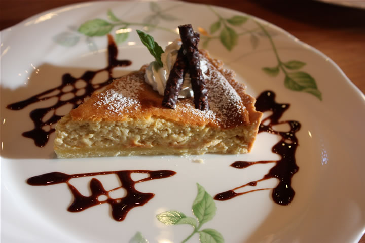 バナナチーズタルト