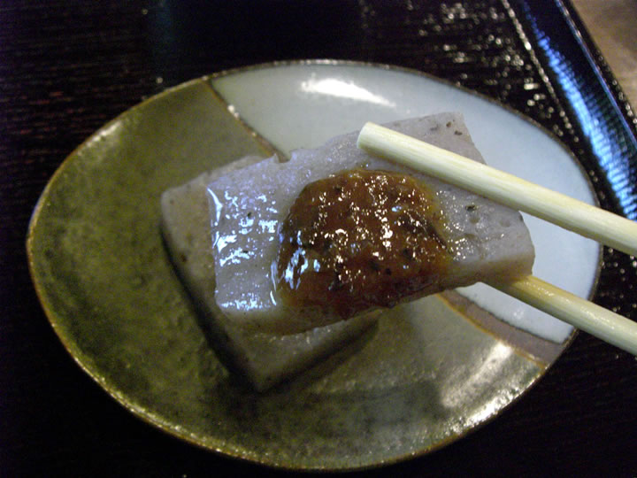 手作りこんにゃくの田楽
