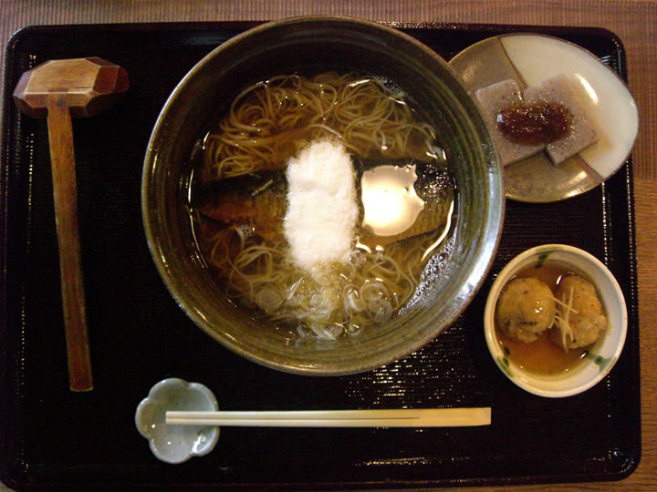 山かけにしん蕎麦