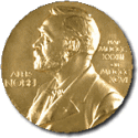 12月10日のノーベル賞式典で授与される金メダル
＠屋根裏部屋のピアノ弾き【ぼろくそパパの独り言】