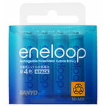 SANYO eneloop HR-4UTG-4BP �����巿�˥å���������� ñ4����4��