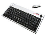 ACROS ASB-KY1 USBワイヤレス ジョイスティック付 キーボード