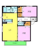 大阪堺市賃貸不動産/シャーメゾン田中邸間取り