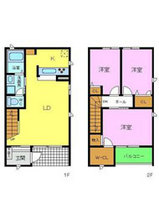 堺市賃貸不動産/フォンテメゾン間取り