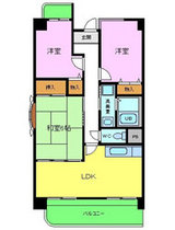 堺市北区賃貸不動産/フローリッシュ間取り