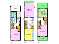 大阪堺市賃貸不動産/船堂町賃貸間取り