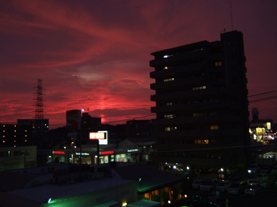 紅い空