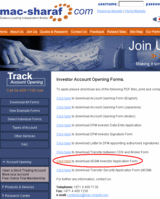 ADSM  Investor Number Application Form
