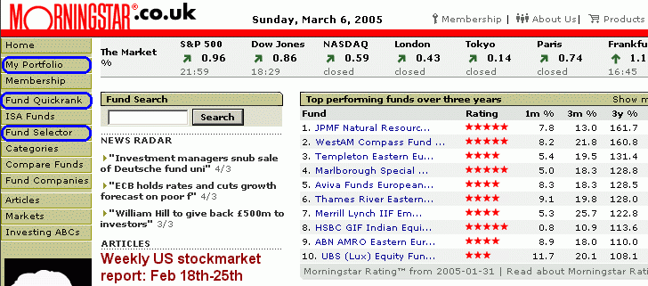 morningstar.co.uk �ȥå�
