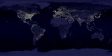 地球の夜景