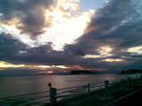 江ノ島の夕日