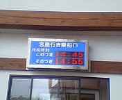 時刻表示
