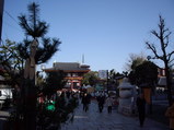 1月6日の四天王寺の風景