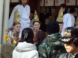 外国人の福娘さん