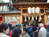 今宮戎神社本殿後ろにある大きなドラ