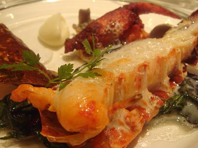 Homard blue de Bretagne roti