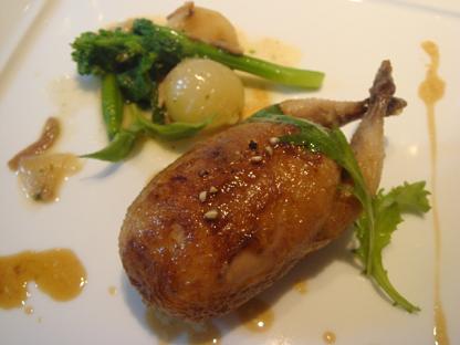 Caille farci