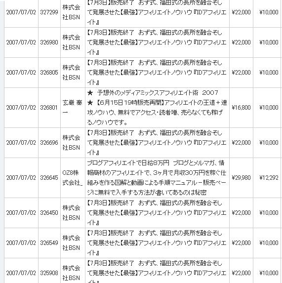 日給9万円達成07.7.2証拠画像