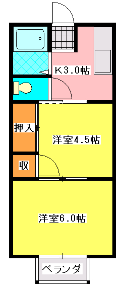 ハイツ千葉寺2号室