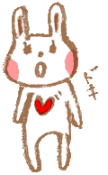 ドキドキするうさぎ
